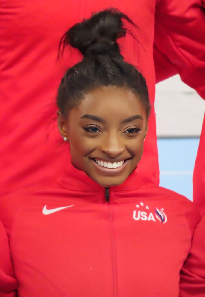 La gimnasta Simone Biles